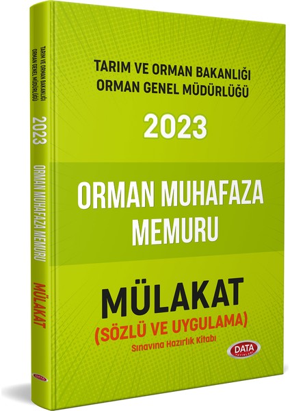 Tarım ve Orman Bakanlığı 2023 Orman Muhafaza Memuru Mülakat