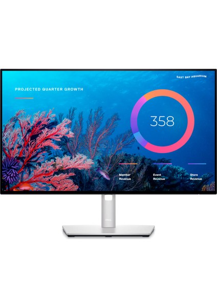 Ultrasharp U2422HE, 24" 5ms, 60Hz, Full Hd, Hdmı, Dp, Usb, Type-C, Hoparlör, Pivot, IPS LED Monitör