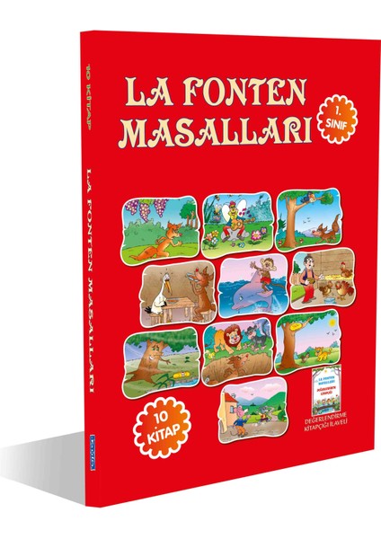 LA FONTEN MASALLARI 1.SINIF – 10 KİTAP SET Değerlendirme Kitapçığı İlaveli