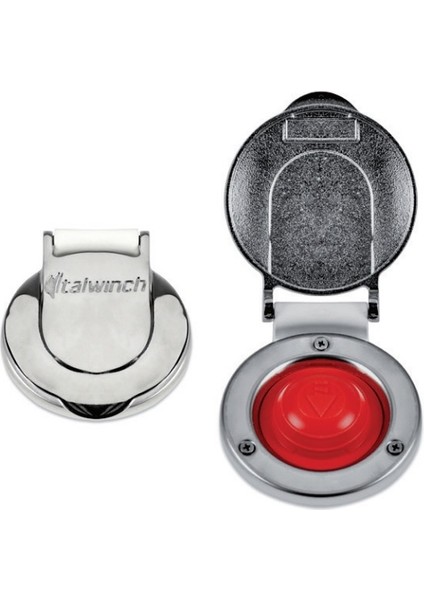 Italwinch Güverte Ayak Şalteri Up-Down Krom Çift
