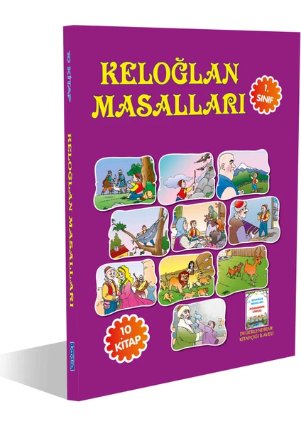 KELOĞLAN MASALLARI 1 SINIF – 10 KİTAP SET
Değerlendirme Kitapçığı İlaveli