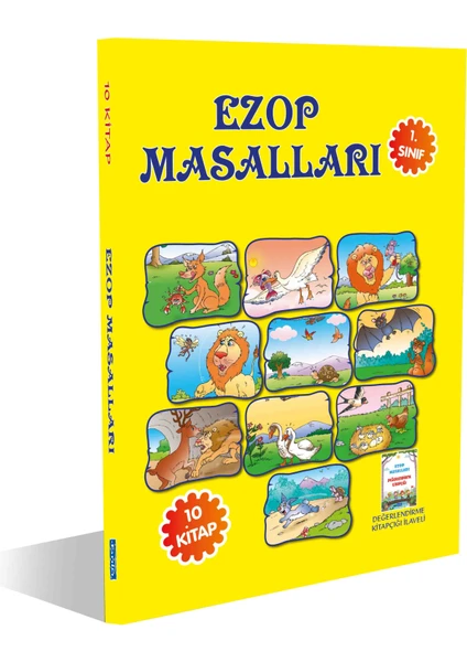 EZOP MASALLARI 1.SINIF – 10 KİTAP SET
Değerlendirme Kitapçığı İlaveli