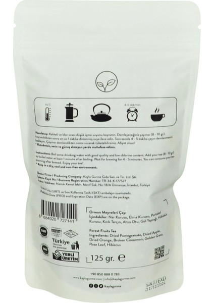 Orman Meyveleri Çayı 125 Gr. fiyatları