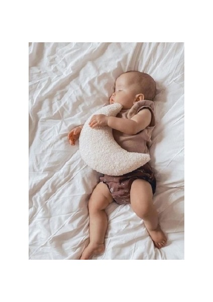 Teddy Buklet Moon Ay Yastık Midi Size