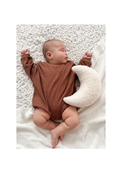 Teddy Buklet Moon Ay Yastık Midi Size