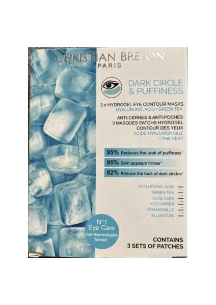 Dark Circle Puffiness Mask 3 x 2.5 ml