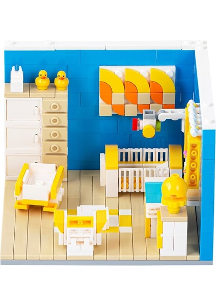 LEGO Uyumlu Moc Bebek Odası City Series 336 Parça