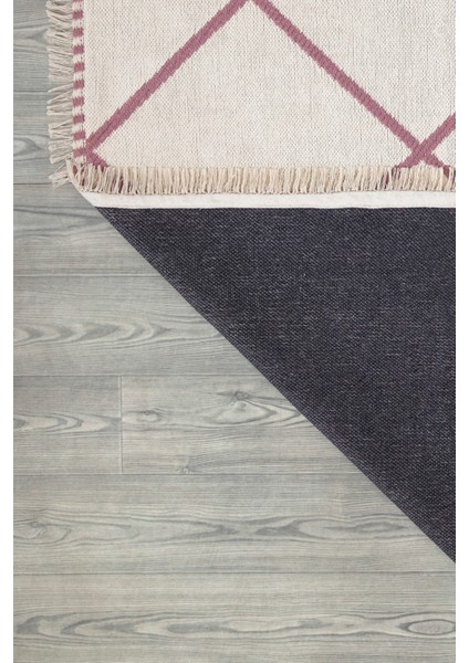 Canvas Rugs Natural Yıkanabilir Kaymaz Taban Modern Desenli Dokuma Kilim