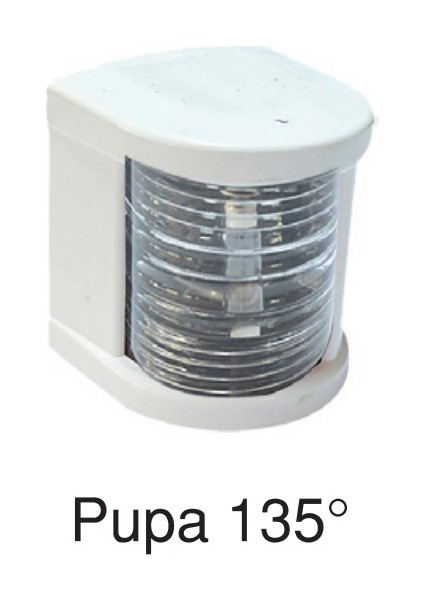 Seyir Feneri Pupa LED 12V Beyaz 6-12MT Tekne Için