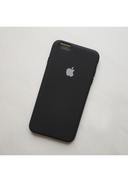 Iphone 6 Plus 6s Plus Uyumlu Logolu Içi Kadife Lansman Silikon Kılıf