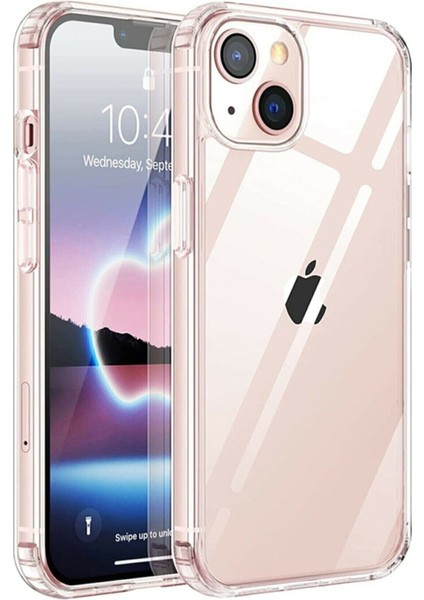 Iphone 13 Uyumlu Şeffaf Yumuşak Silikon Telefon Kılıfı