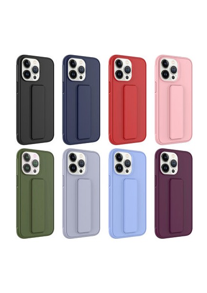 iPhone 14 Pro Max Uyumlu Standlı Mat Pürüzsüz Telefon Kılıfı fiyatları
