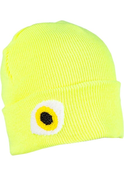 Unisex Yumuşak Göz Punch Nakışlı Bere