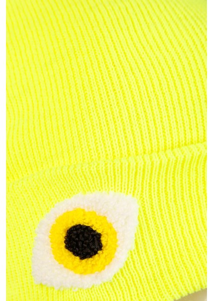 Unisex Yumuşak Göz Punch Nakışlı Bere