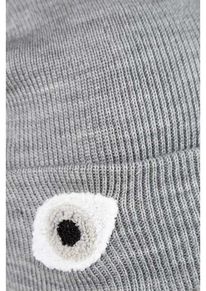 Unisex Yumuşak Göz Punch Nakışlı Bere
