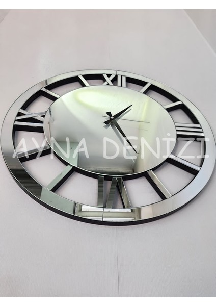 When Silver Model Gümüş Renk 60 Cm Dekoratif Aynalı Duvar Saati fırsatları