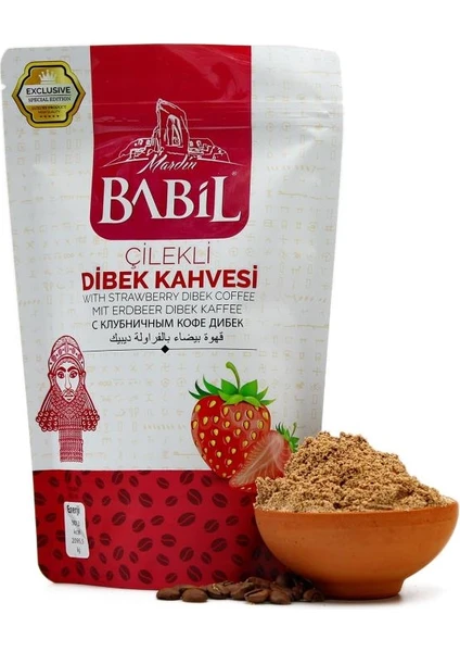 Çilekli Dibek Kahvesi  doypack 200 gr