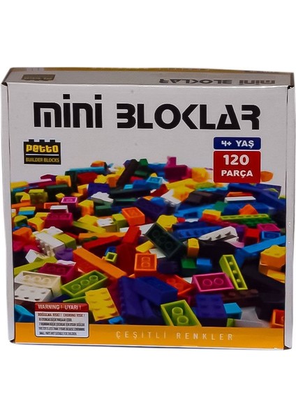 PBB120 120 Parça Plastik Yap Boz - Gepettoys