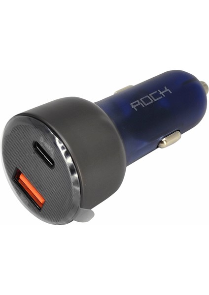 H16 Pd 72W USB To Type-C 18W 2 Çıkışlı Araç Şarj Aleti