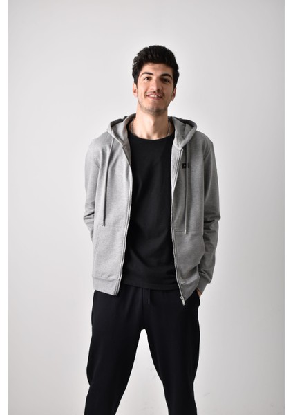 Unisex Fermuarlı Kapüşonlu Sweatshirt fiyatları