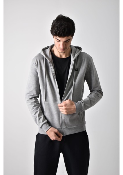 Unisex Fermuarlı Kapüşonlu Sweatshirt modelleri