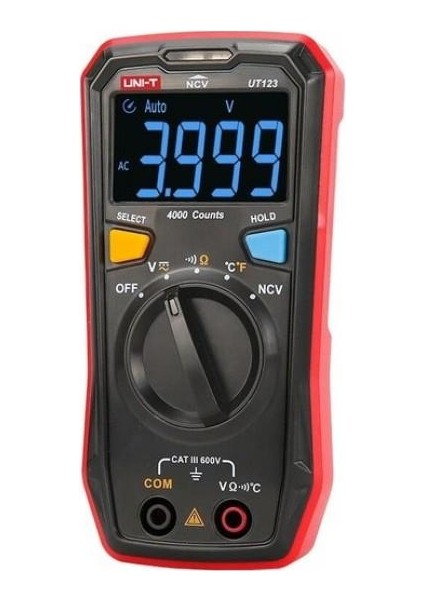 UT123 Cep Tipi Mini Dijital Multimetre Ölçü Aleti