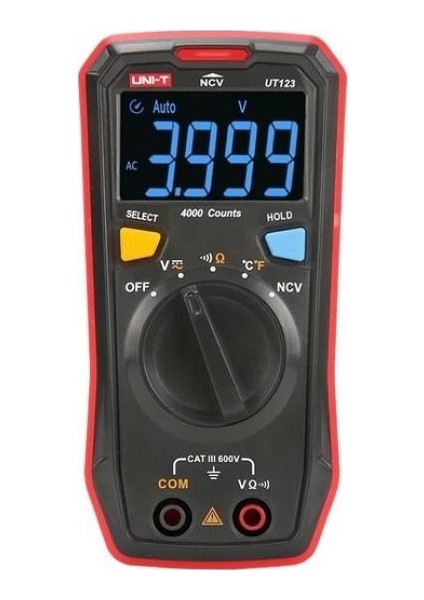 UT123 Cep Tipi Mini Dijital Multimetre Ölçü Aleti