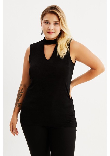 Yaka Detay Buzzy Bluz