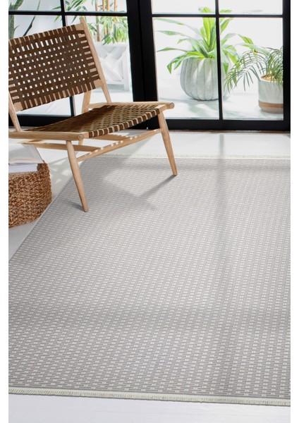 Canvas Rugs Natural Yıkanabilir Kaymaz Taban Modern Örgülü Dokuma Kilim