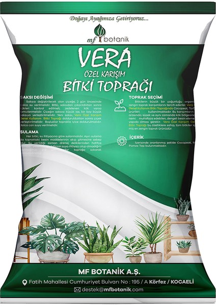 Mf Botanik Vera Genel Kullanım Ithal Bitki Toprağı 10 Litre