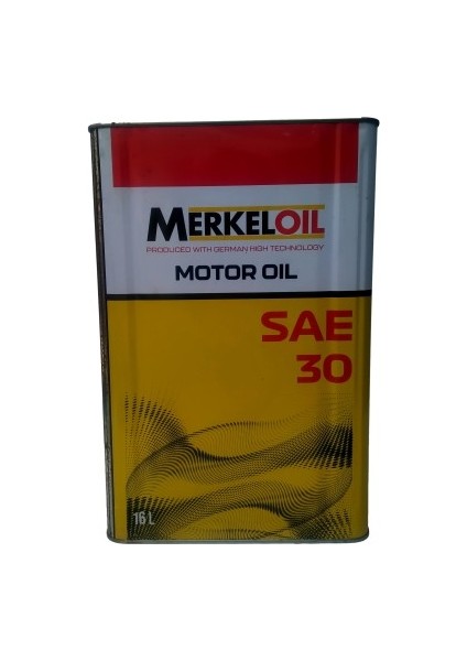 Merkeloıl 30 Motor Yağı 16 Lt Teneke ( Üretim Yılı: 2022 )