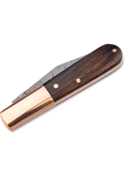 Barlow Integral Copper Damascus Çakı