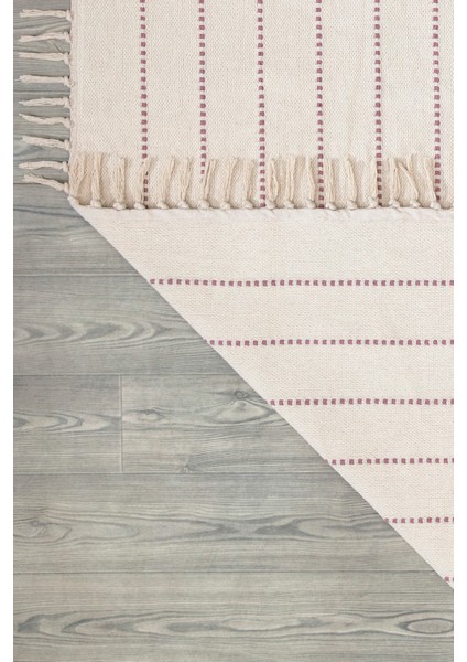 Canvas Rugs Çift Taraflı Makinada Yıkanabilir Pamuk Kilim