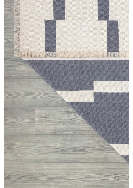 Canvas Rugs Çift Taraflı Makinada Yıkanabilir Modern Desenli Dokuma Kilim