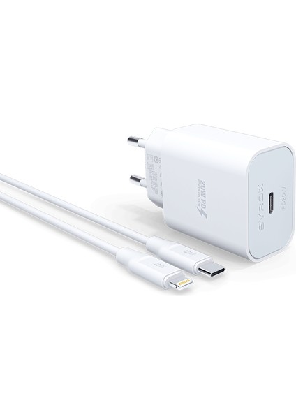 PD20L Şarj Aleti 3.0A PD20W Type-C To Lightning Kablo Set PD20L 20W Pd Lightning Şarj Adaptörü