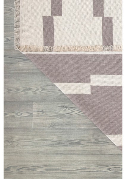 Canvas Rugs Çift Taraflı Makinada Yıkanabilir Modern Desenli Dokuma Kilim