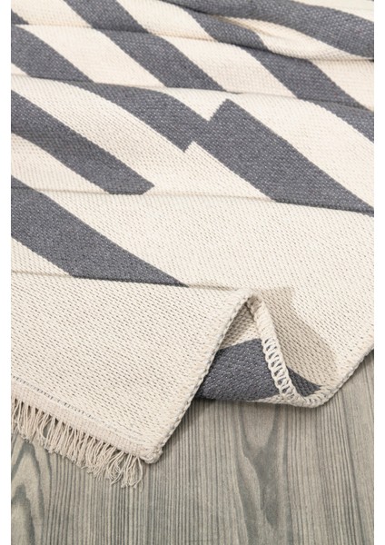 Canvas Rugs Çift Taraflı Makinada Yıkanabilir Modern Desenli Dokuma Kilim