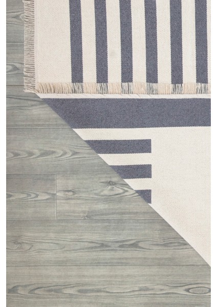 Canvas Rugs Çift Taraflı Makinada Yıkanabilir Modern Desenli Dokuma Kilim