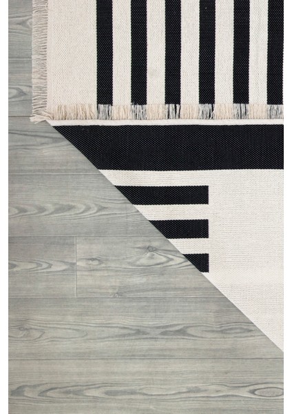 Canvas Rugs Çift Taraflı Makinada Yıkanabilir Modern Desenli Dokuma Kilim