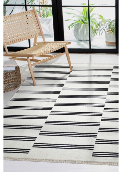 Canvas Rugs Çift Taraflı Makinada Yıkanabilir Modern Desenli Dokuma Kilim