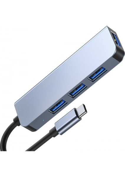 Apple Macbook 13.3' Pro 2020 USB Çoklayıcı 4 In 1 & Şarj Kablo Adaptör Type-C Hub