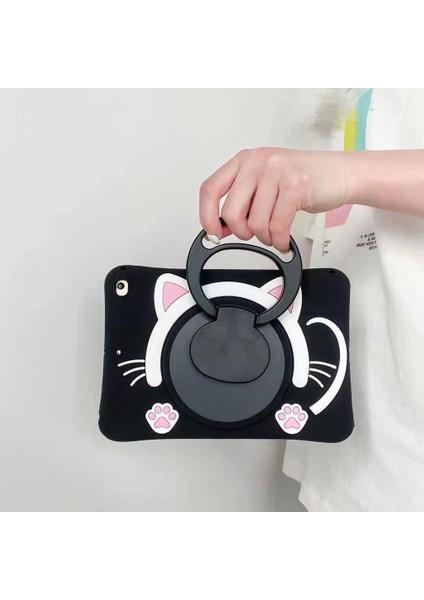 Apple iPad 10.nesil 10.9 Inç Elegance Standlı Çocuklar Için Karikatür Silikon Kauçluk Tablet Kılıfı fiyatları