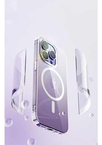iPhone 11 Uyumlu Kılıf Magsafe Şarj Özellikli Sararmaz Sert Şeffaf Ince Fit Tasarım indirimleri
