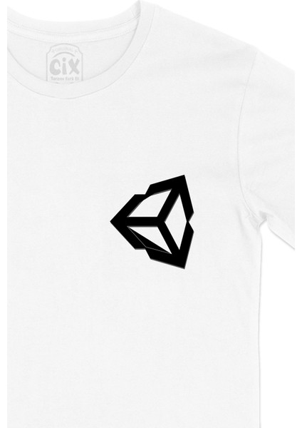 Unity Logo Cep Logo Tasarımlı Beyaz Tişört fiyatları