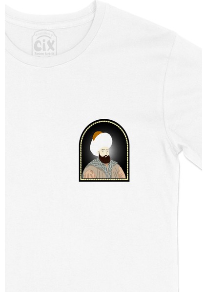 Sultan Beyazıt Cep Logo Tasarımlı Beyaz Tişört fiyatları