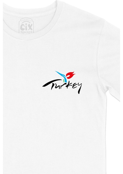 Türkiye Turizm Laleli Cep Logo Tasarımlı Beyaz Tişört fiyatları