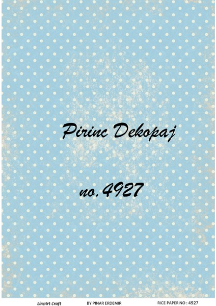 Pirinç Dekopaj Kağıdı LA-4927