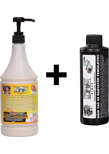 Kumlu El Temizleme Kremi ( Sabunu) 1 kg & Alkollü Intercooler Temizleme Sıvısı 250 ml