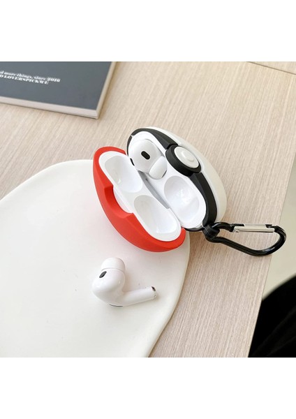 Airpods Pro 2.nesil Kulaklık Kılıfı Figürlü Kulaklık Kılıfı Poke Topu Pokemon