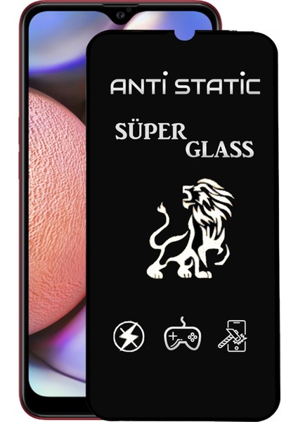 Case World Samsung Galaxy A10S Tam Kaplayan Anti Statik Dayanıklı Süper Cam Ekran Koruyucu